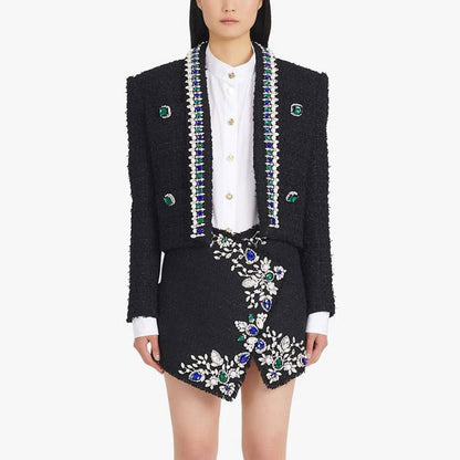 High Quality Lady Temperamental Commuter Black Advanced Coats