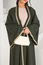Slouchy Fashion Turkey Beautiful Loose Trim Dresses