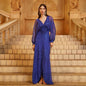 Women's French Style Long Dress Sleeve Sequined Dresses