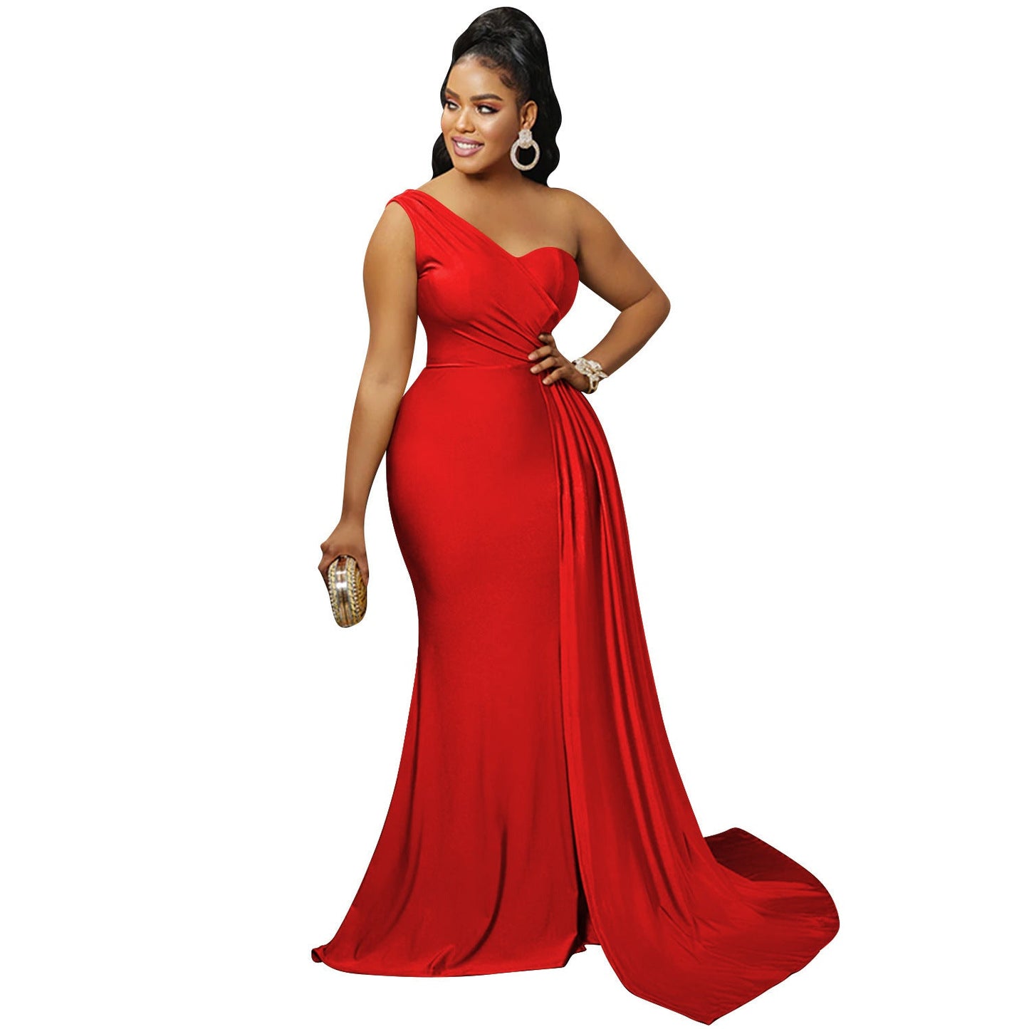 Women's Solid Color Party Tight Sleeve Dress Dresses