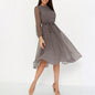 Women's Casual Holiday Broken Point Long Sleeve Dresses