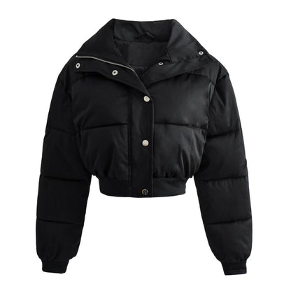 Women's Slimming Polo Collar Solid Color Long Coats