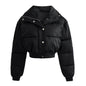 Women's Slimming Polo Collar Solid Color Long Coats