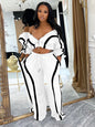 Women's Fashion Baggy Straight Trousers Sports Casual Clothing