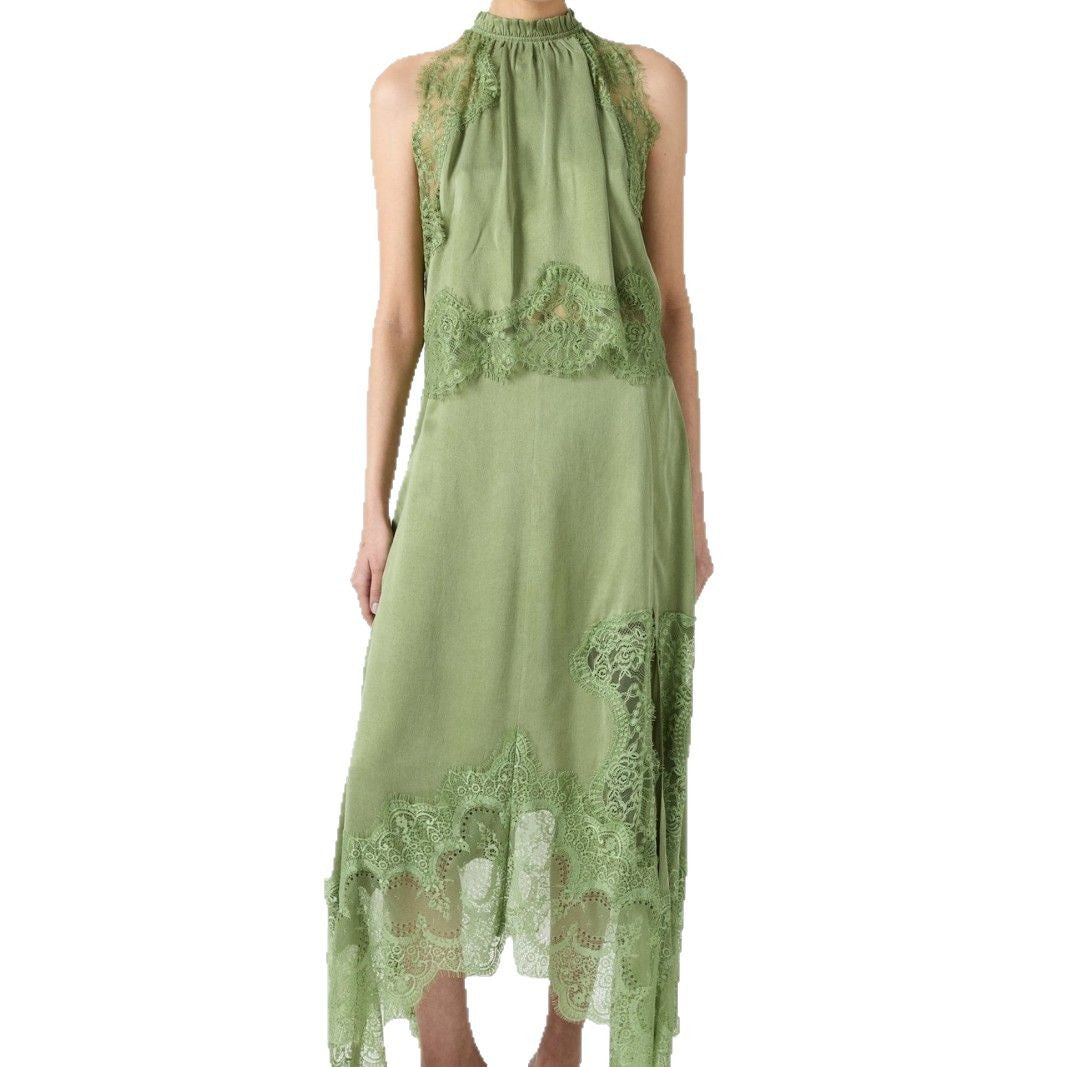 Women's Split Two-piece Round Neck Hollow Out Suits
