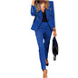 Women's Autumn Solid Color Fashion Two-piece Set Suits