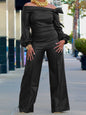 Women's Attractive Slouchy Personalized Fashion Leather Suits