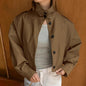 Lapel Simple Graceful Single Breasted Autumn Coats