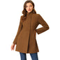 Pocket Bag Buckle Slim Fit Plaids Coats