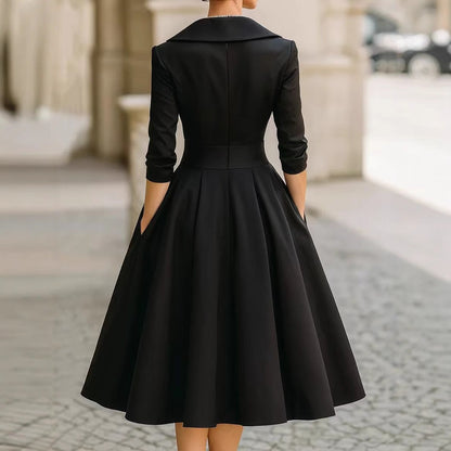 Women's Elegant Formal Waist Dress Slimming Long Dresses