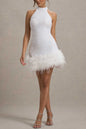 Women's Sexy Sleeveless Slim Shiny Plush Dress Dresses