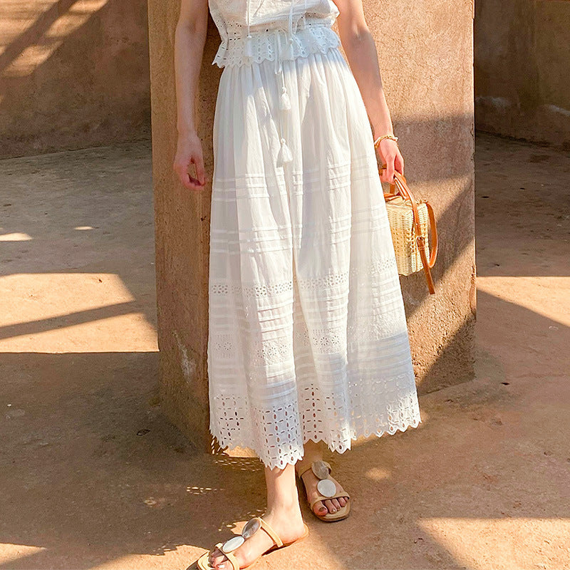 Women's Style Sleeveless Small White Vacation Summer Suits