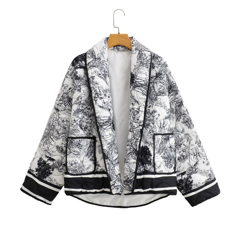 Women's Glamorous Popular Trendy Printed Fashion Coats