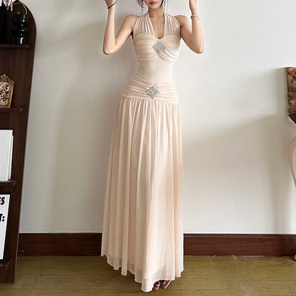 Women's Low-cut Design Elegant Solid Color Fashionable Clothing