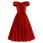 Christmas Dress Retro Big Swing Waist Dresses