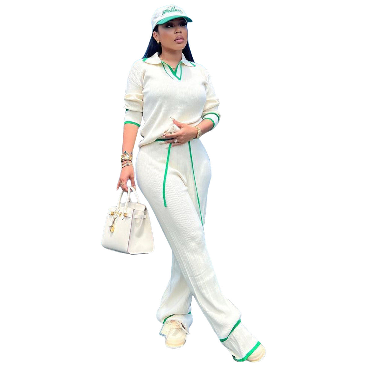 Women's Trendy Graceful Slouchy Casual Knitted Suits