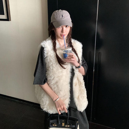 Fur Thickened Female Winter Fashion Thickening Coats