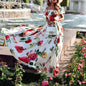 Women's Summer Fashion Print Holiday Dress Dresses