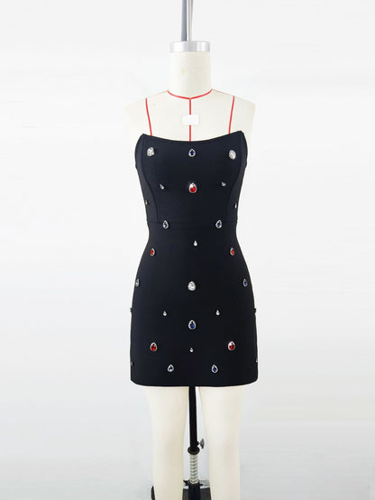 Women's High-quality Dress With Diamond Bandage Party Dresses