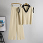 Women's Knitted Two-piece Summer Loose Slimming Fashion Suits
