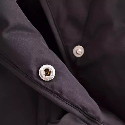 Women's Autumn Hooded Home Leisure Loose Cotton Coats