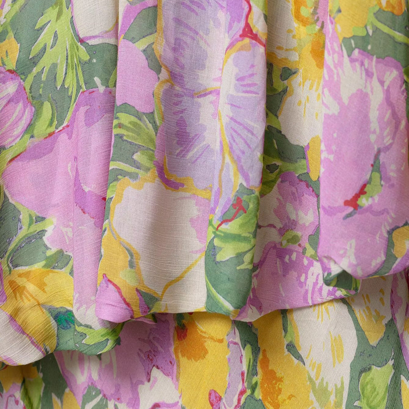 Summer Fashion Temperament Irregular Flower Print Dresses
