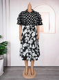 Women's Printed Shirt Dress A- Line African Dresses