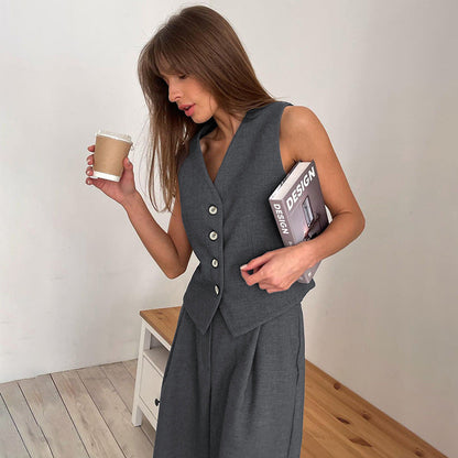 Women's Summer Trousers Fashion Commuter Simple Sense Suits