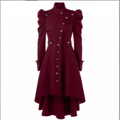 Women's Trench Stand-up Collar Slim Fit British Coats