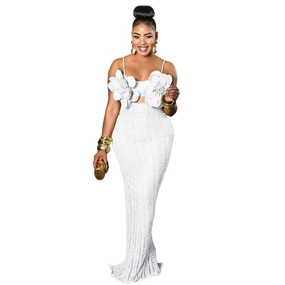 Women's Fashion Wear Sexy Lace Corsage Backless Dresses