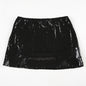 Women's Spring Leopard Print Sequins High Waist Tight Shorts