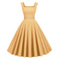 Women's Sleeveless Slim Fit High Waist Midi Large Dresses