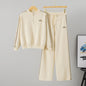 Women's Casual Sports Half Zipper Wide Leg Suits