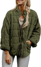Women's Solid Color Stand Collar Loose Long Coats