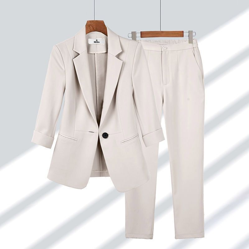 Women's Business Simple Solid Color Large Temperament Suits
