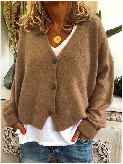 Women's Solid Color Long Sleeve For Sweaters
