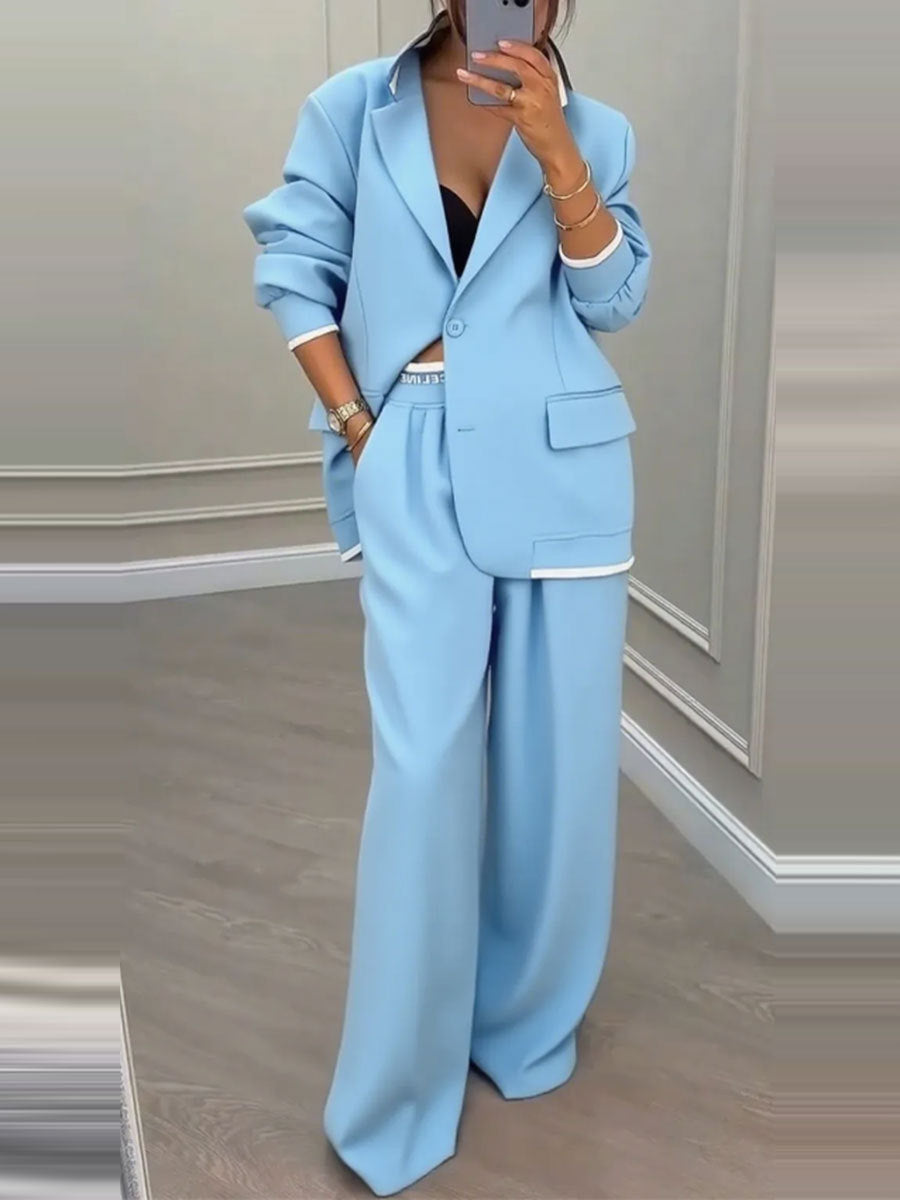 Women's Trendy Temperament Long Sleeve Casual Suits