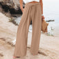 Outside Home Daily Date Pleated Thin Pants