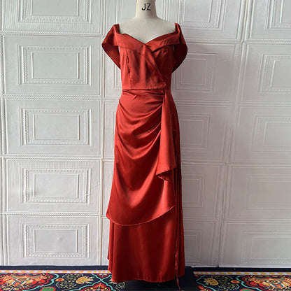 Long Dress Halter Backless Slit Formal Dresses