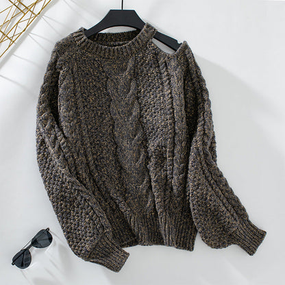 Women's Solid Color Twisted Sexy Pullover Sweaters