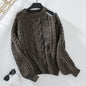 Women's Solid Color Twisted Sexy Pullover Sweaters