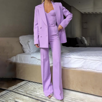 Autumn Graceful Fashionable Commuter Set Bra Suits