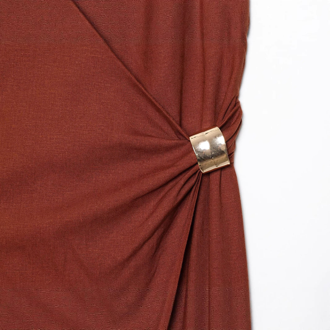 Summer Fashion Sexy Temperament Gold Inlaid Dresses