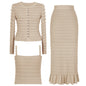 Hot Drilling High Quality Knitted Tup Suits