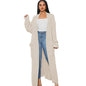 Women's Lazy Fashion Solid Color Long Twist Dresses
