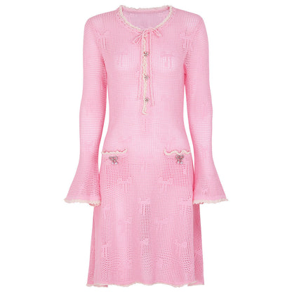 Quality Autumn Long Sleeve Elastic Knitted Dresses