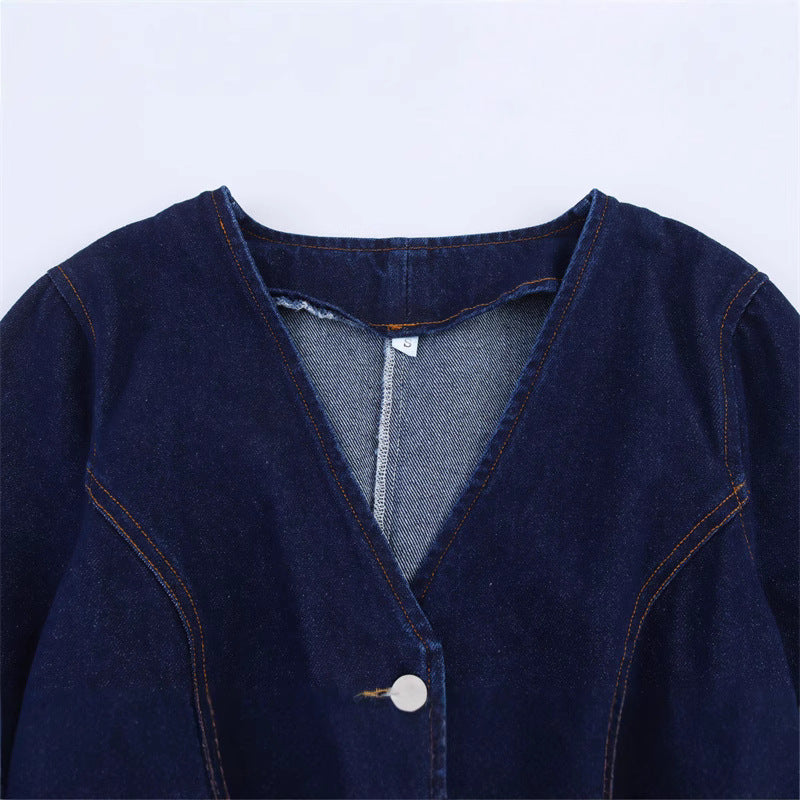 Women's Spring Casual Denim Simple Elegant Dress Dresses