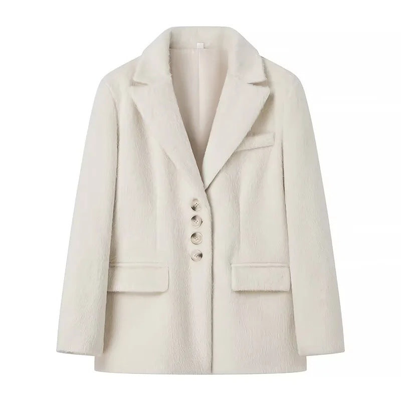 Women's Durable Fashion Loose Long Wool Coats
