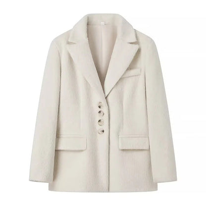 Women's Durable Fashion Loose Long Wool Coats