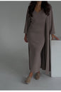 Women's Autumn Fashion Solid Color Long Dress Suits